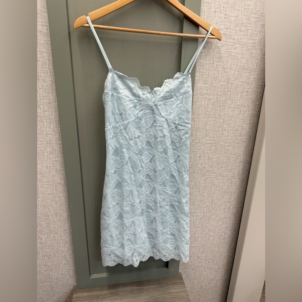 MARE MARE Light Blue Lace Slip